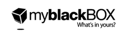 MYBLACKBOX WHAT'S IN YOURS? BLACK logo