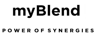 MYBLEND POWER OF SYNERGIES logo