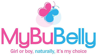 MYBUBELLY GIRL OR BOY, NATURALLY, IT'S MY CHOICE logo