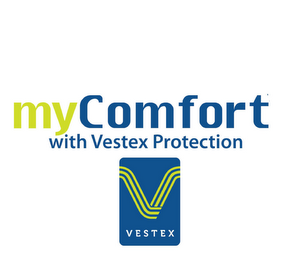 MYCOMFORT WITH VESTEX PROTECTION V VESTEX logo