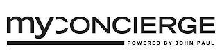 MYCONCIERGE POWERED BY JOHN PAUL logo
