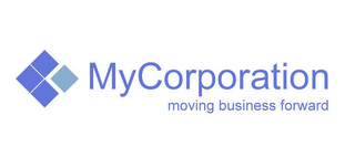 MYCORPORATION MOVING BUSINESS FORWARD logo