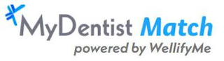 MYDENTIST MATCH POWERED BY WELLIFYME logo