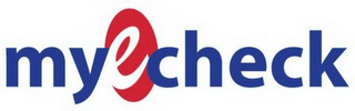 MYECHECK logo