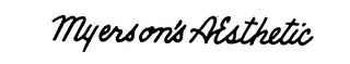 MYERSON'S AESTHETIC logo