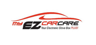 MYEZCARCARE YOUR ELECTRONIC GLOVE BOX PLUS! logo