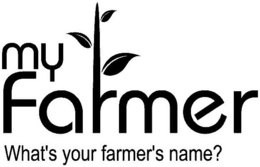 MYFARMER WHAT'S YOUR FARMER'S NAME? logo