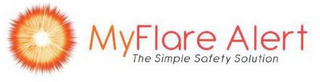 MYFLARE ALERT THE SIMPLE SAFETY SOLUTION logo
