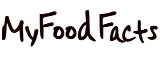 MYFOODFACTS logo
