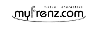 MYFRENZ.COM VIRTUAL CHARACTERS logo