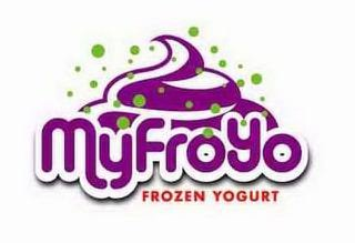 MYFROYO FROZEN YOGURT logo