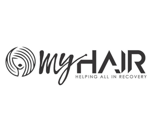 MYHAIR HELPING ALL IN RECOVERY logo