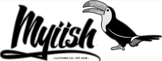 MYIISH · CLOTHING CO · EST 2018 · logo