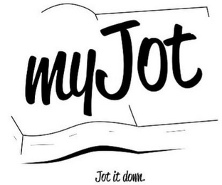 MYJOT JOT IT DOWN. logo