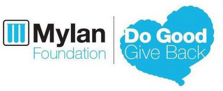 MYLAN FOUNDATION DO GOOD GIVE BACK logo
