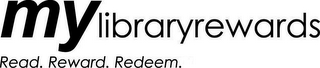 MYLIBRARYREWARDS READ.REWARD.REDEEM. logo