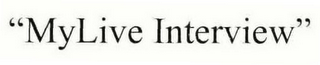 "MYLIVE INTERVIEW" logo