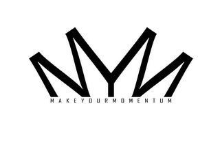 MYM MAKE YOUR MOMENTUM logo