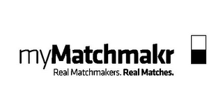 MYMATCHMAKR REAL MATCHMAKERS. REAL MATCHES. logo