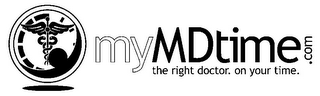MYMDTIME .COM THE RIGHT DOCTOR. ON YOUR TIME. logo