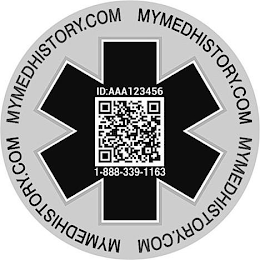 MYMEDHISTORY.COM MYMEDHISTORY.COM MYMEDHISTORY.COM MYMEDHISTORY.COM ID:AAA123456 1-888-339-1163 logo