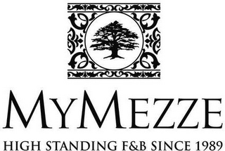 MYMEZZE HIGH STANDING F&B SINCE 1989 logo