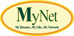 MYNET MY DREAMS...MY LIFE...MY NETWORK logo