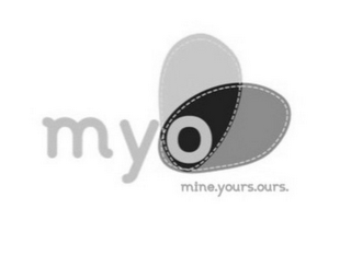MYO AND MINE.YOURS.OURS. logo