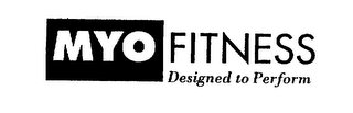MYO FITNESS DESIGNED TO PERFORM logo