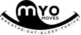 MYO MOVES BREATHE·EAT·SLEEP·THRIVE logo