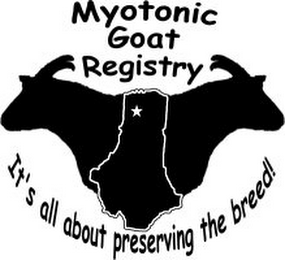 MYOTONIC GOAT REGISTRY IT'S ALL ABOUT PRESERVING THE BREED! logo