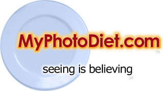 MYPHOTODIET.COM SEEING IS BELIEVING logo