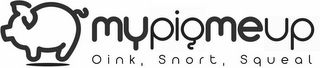 MYPIGMEUP OINK.  SNORT.  SQUEAL logo