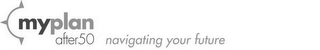 MYPLAN AFTER 50 NAVIGATING YOUR FUTURE logo