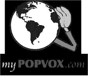 MYPOPVOX.COM - "THE WORLD IS LISTENING" logo