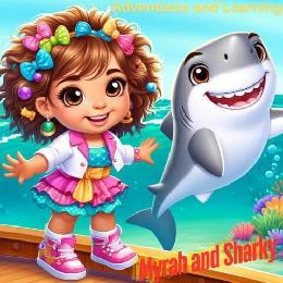 MYRAH AND SHARKY ADVENTURES AND LEARNING logo
