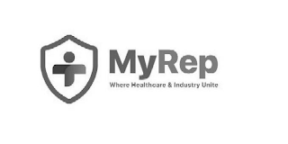 MYREP WHERE HEALTHCARE & INDUSTRY UNITE logo