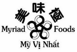 MYRIAD FOODS MY VI NHAT logo