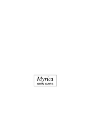 MYRICA SKIN CARE logo