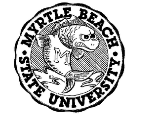 MYRTLE BEACH STATE UNIVERSITY M logo