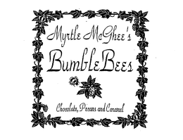 MYRTLE MCGHEE'S BUMBLE BEES CHOCOLATE, PECANS AND CARAMEL logo