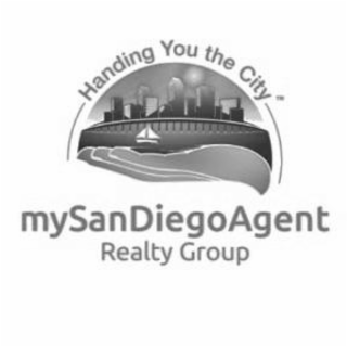 MYSANDIEGOAGENT HANDING YOU THE CITY REALTY GROUP logo
