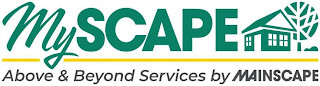 MYSCAPE ABOVE & BEYOND SERVICES BY MAINSCAPE logo
