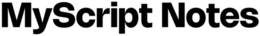 MYSCRIPT NOTES logo