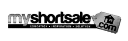 MYSHORTSALE.COM EDUCATION INSPIRATION SOLUTION logo