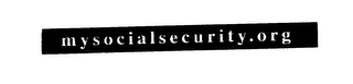 MYSOCIALSECURITY. ORG logo