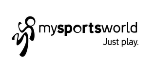 MYSPORTSWORLD JUST PLAY. logo