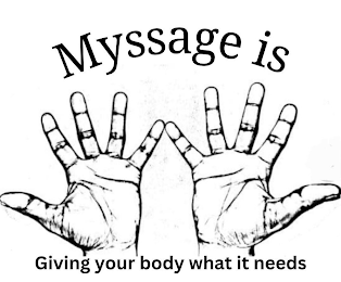 MYSSAGE IS GIVING YOUR BODY WHAT IT NEEDS logo