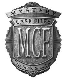 MYSTERY CASE FILES MCF "TO SEEK & SOLVE" logo