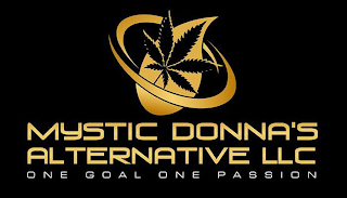 MYSTIC DONNA'S ALTERNATIVE LLC ONE GOAL ONE PASSION logo